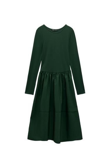 MATCHING DRESS WITH LONG SLEEVES