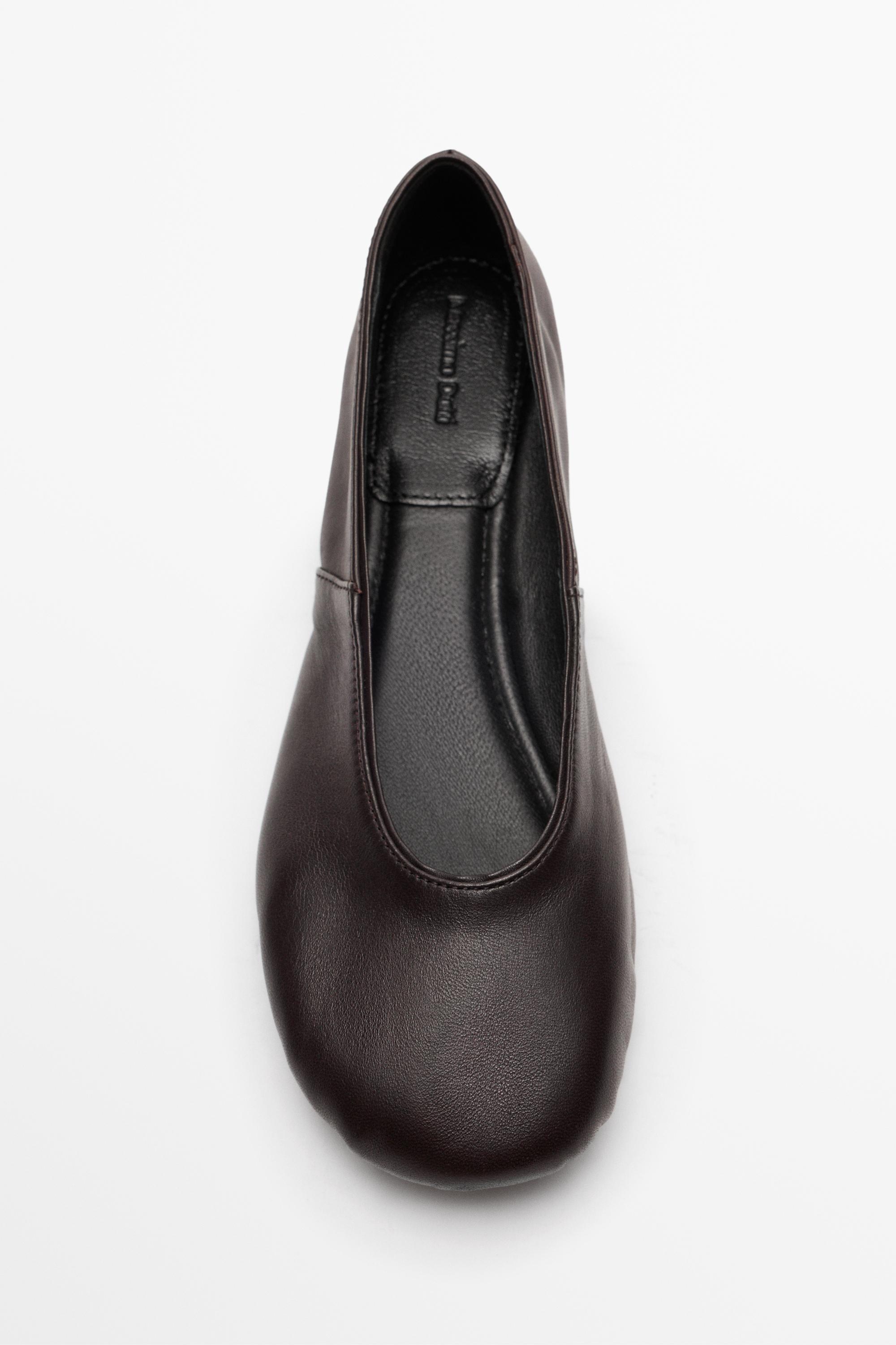 Ballerine en cuir souple