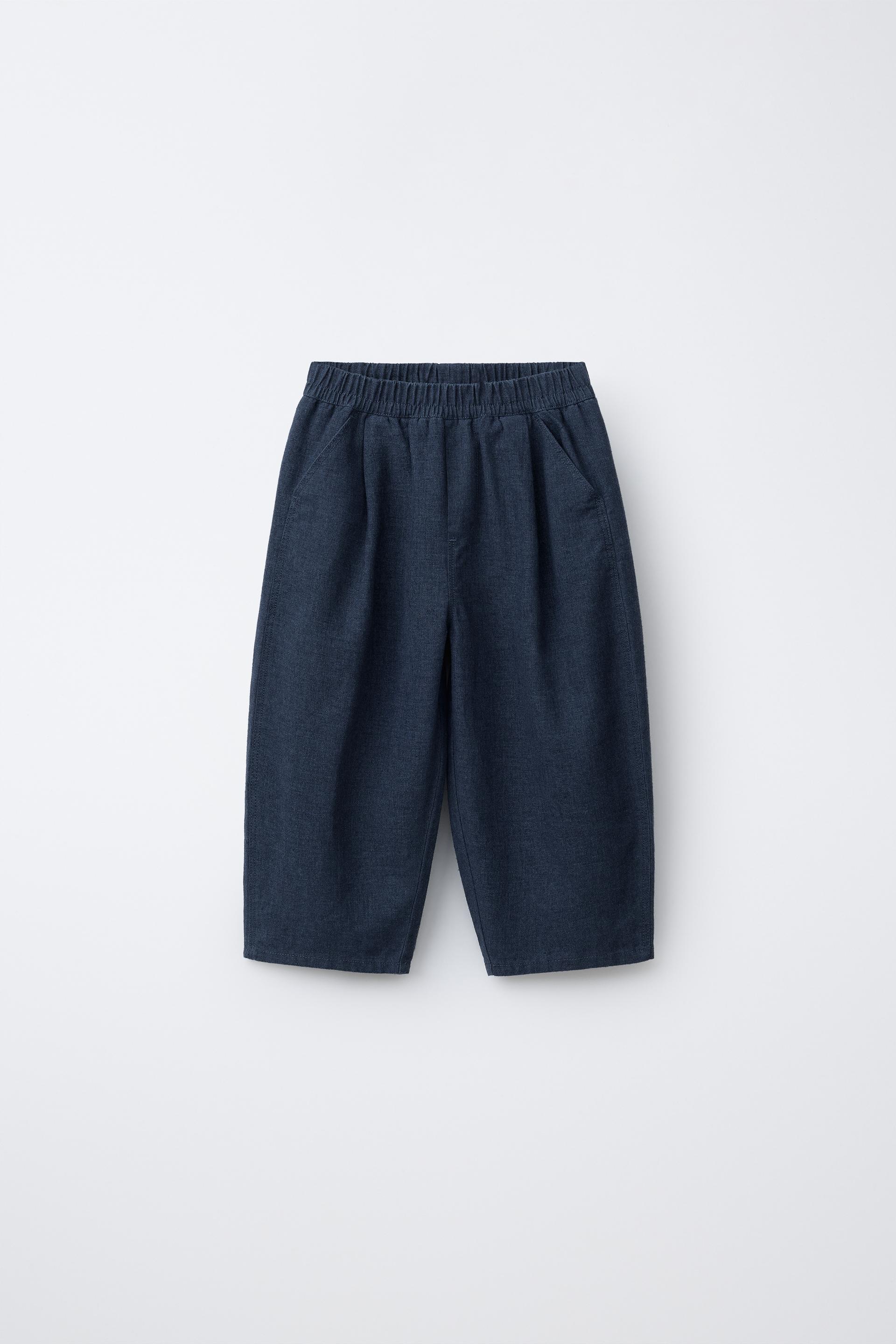 Balloon Linen Blend Trousers