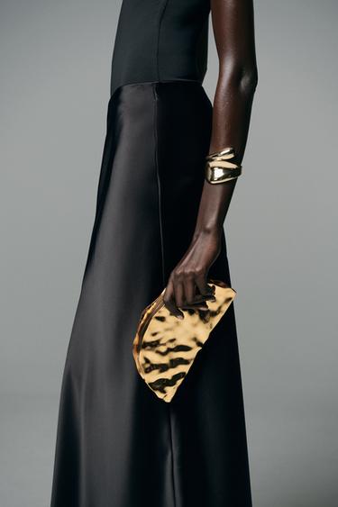METALLIC RIGID MINAUDIÈRE - Golden by Zara - Image 1