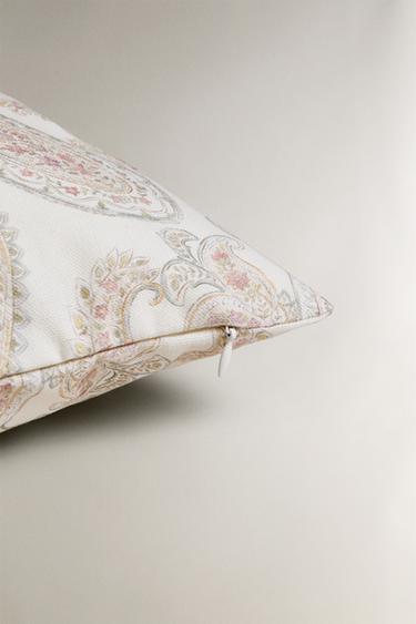 PAISLEY CUSHION COVER - Ecru by Zara - Image 4