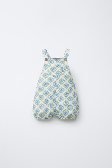 PETO CORTO ESTAMPADO - Crudo claro de Zara