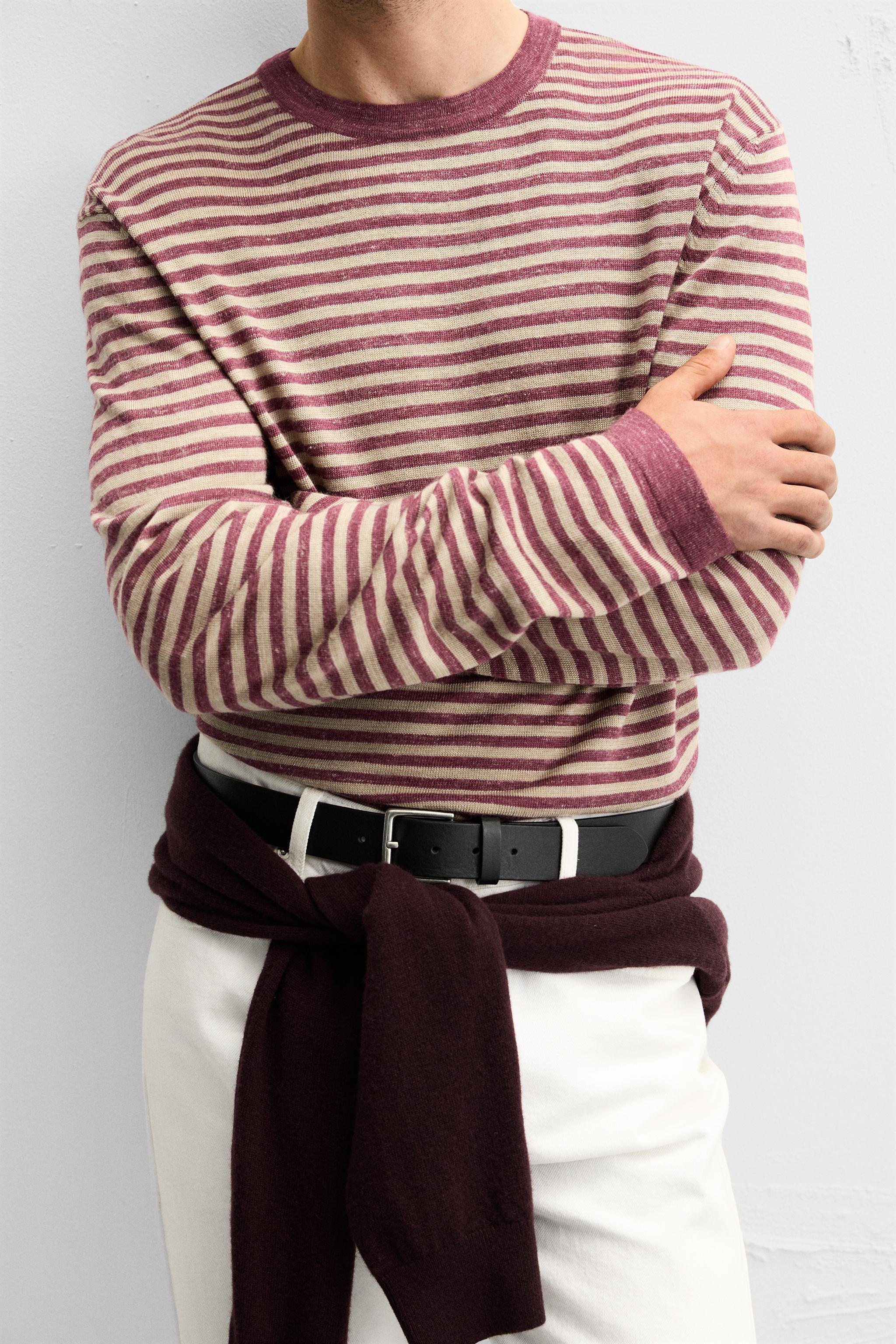 ★ZARA★ STRIPED JACQUARD SWEATER STRIPED JACQUARD SWEATER - striped | ZARA United States