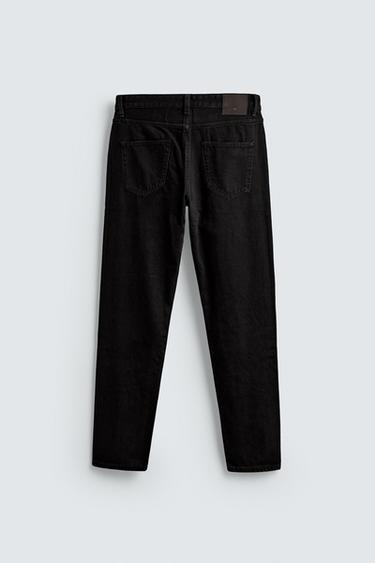 SLIM FIT CROPPED JEANS - Black by Zara - Image 7