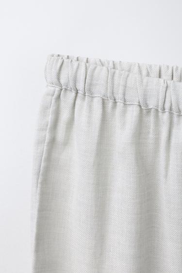 6-14 ANS/ PYJAMA CHEMISE À COL TUNISIEN - Gris chiné de Zara - Image 7