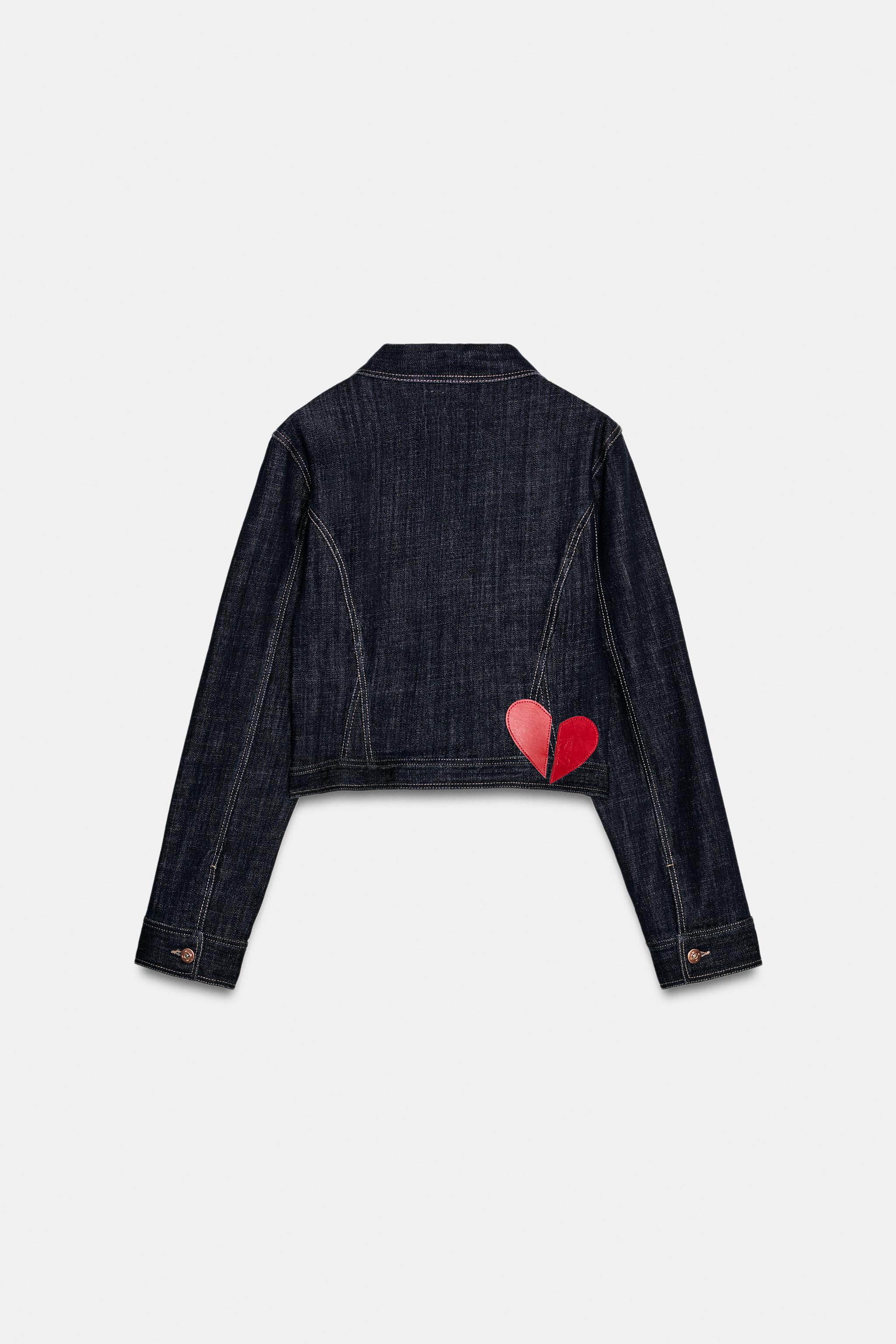 Zara Z1975 DENIM SÜET CEKET görsel 8