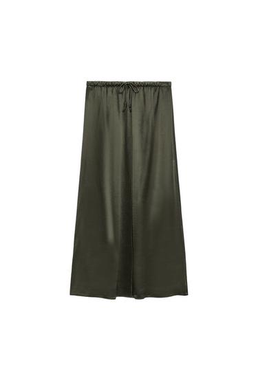 SATIN SKIRT