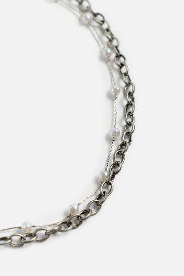 COMBINED NECKLACES PACK OF 2 - Silver by Zara - Image 3