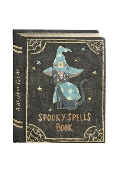 CHILDREN'S HALLOWEEN SPELLBOOK PAPER NAPKIN (SET OF 20) - Multicoloured by Zara