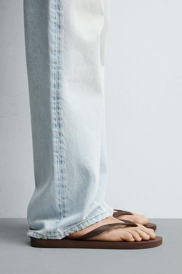 HAVAIANAS ® x ZARA SANDALS - Brown by Zara - Image 0
