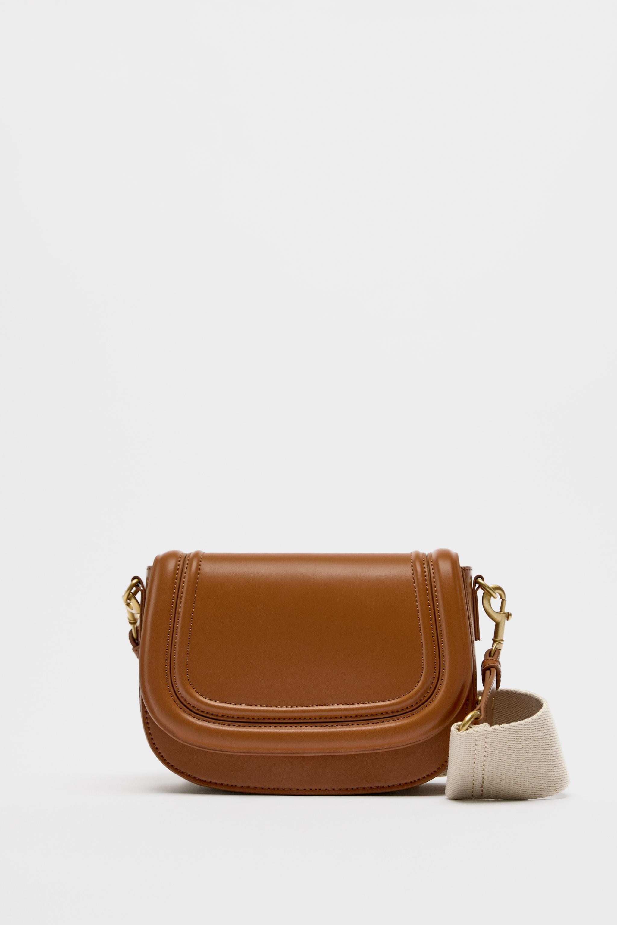 Crossbody bag Brown ZARA India