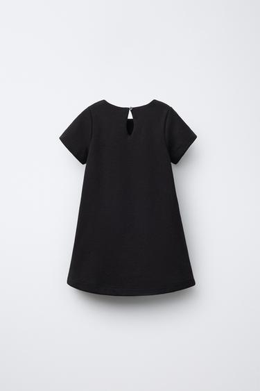 DRESS WITH BOW - Black by Zara - Image 1