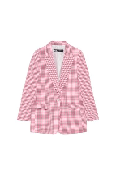 GINGHAM BLAZER
