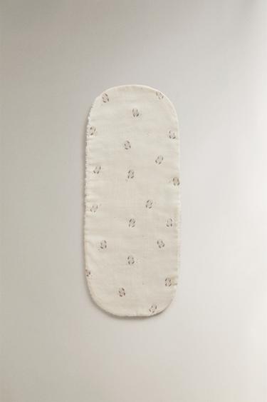 Zara KIDS BUNNY SHOULDER BIB - Cream