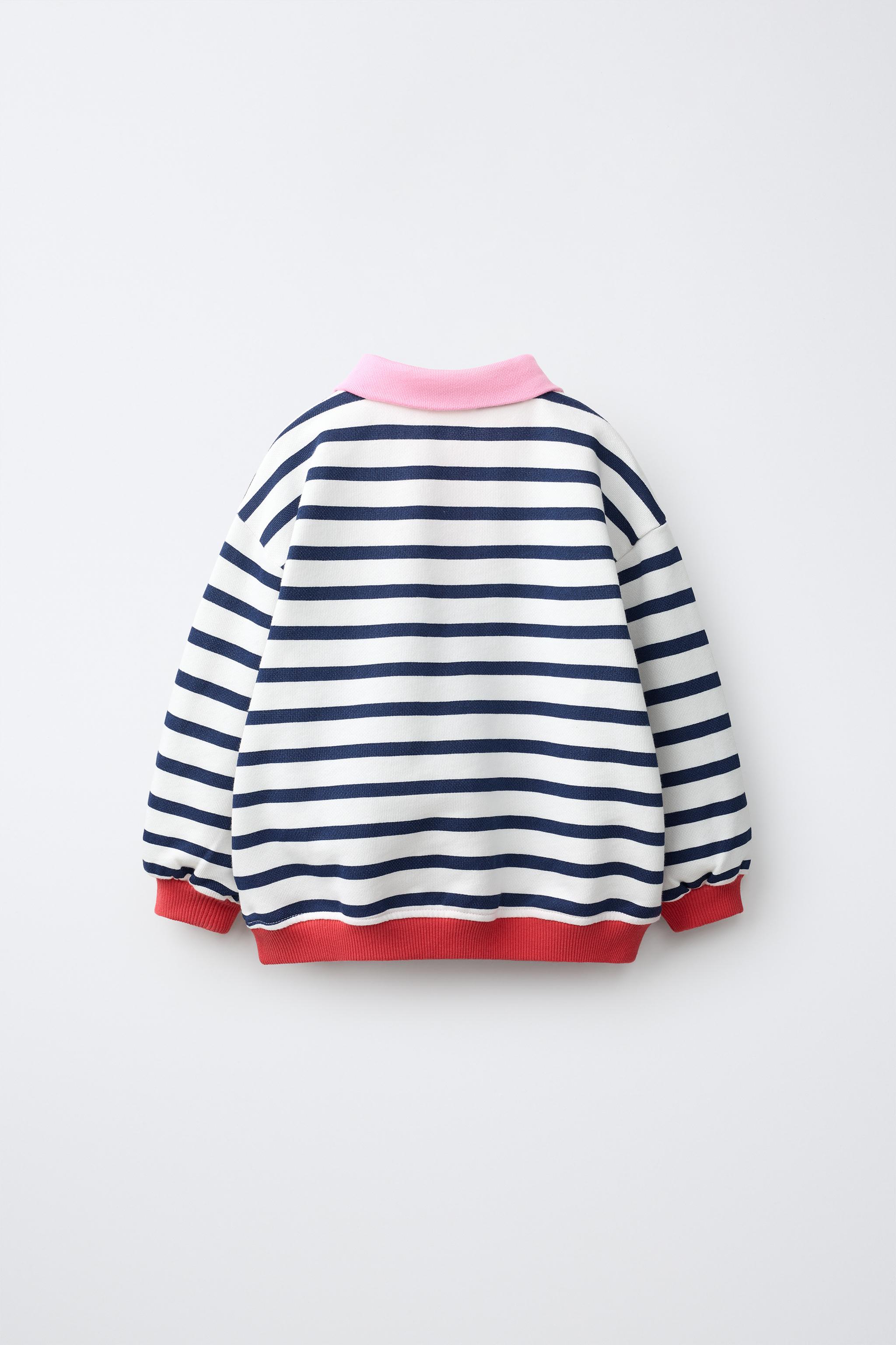 MINNIE MOUSE © DISNEY STRIPED POLO SHIRT — striped (alternate view)