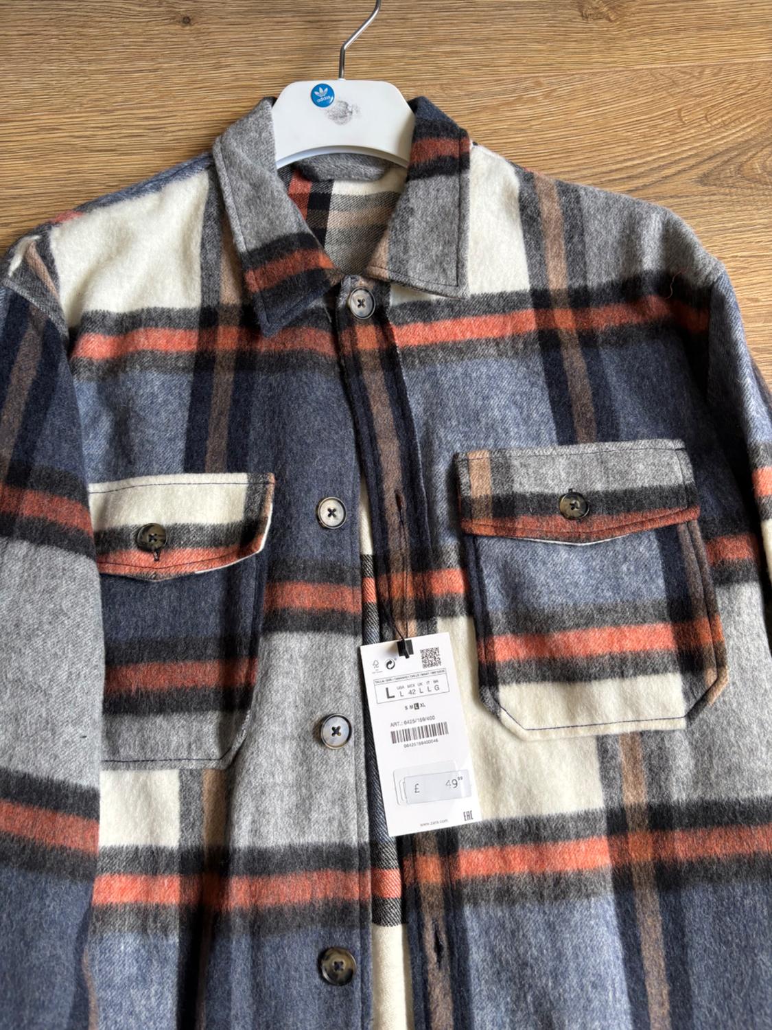 CHECKED OVERSHIRT WITH POCKETS - Image 2