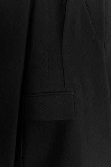 INVERTED LAPEL BLAZER - Black by Zara - Image 6