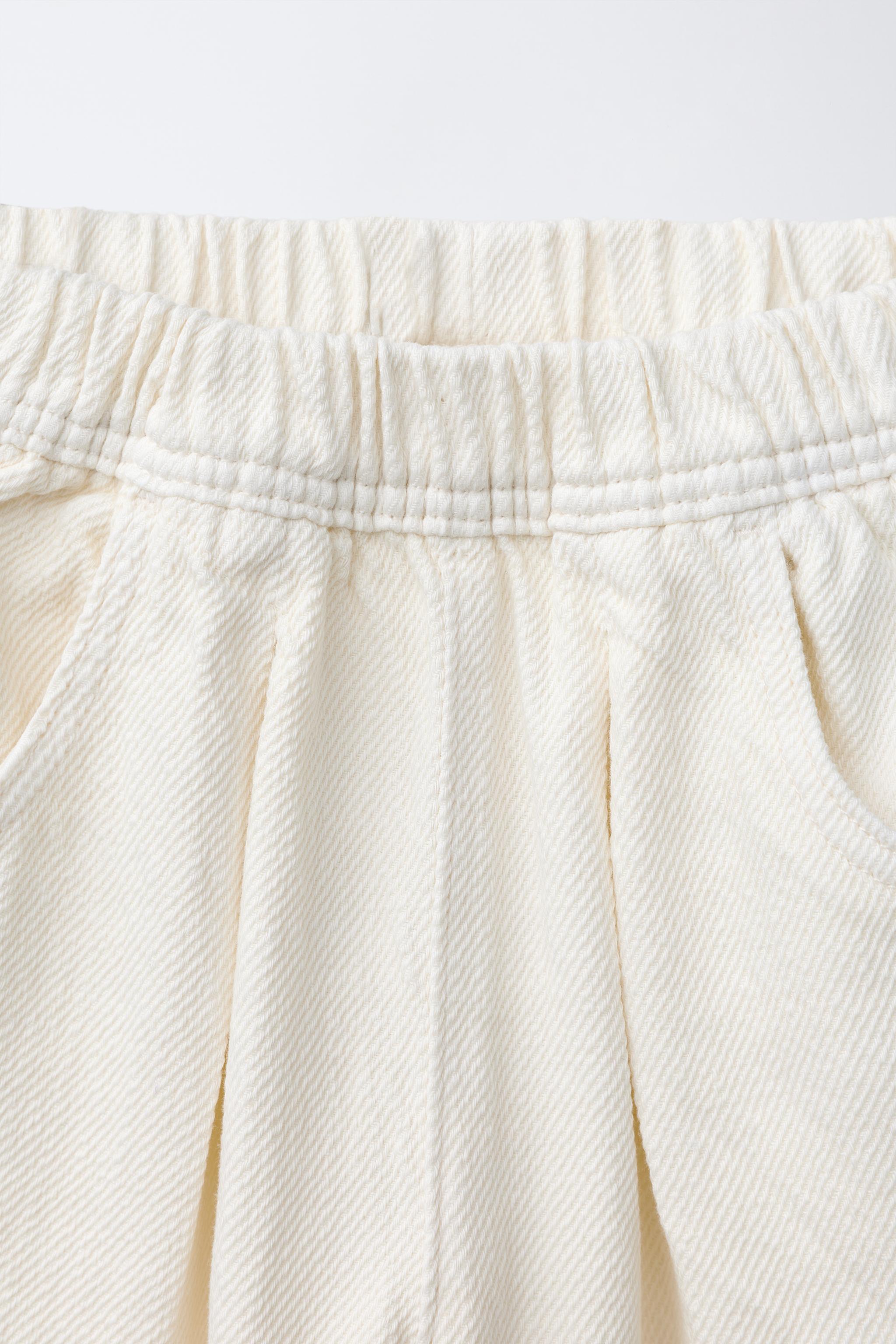 FLOWY TWILL PANTS