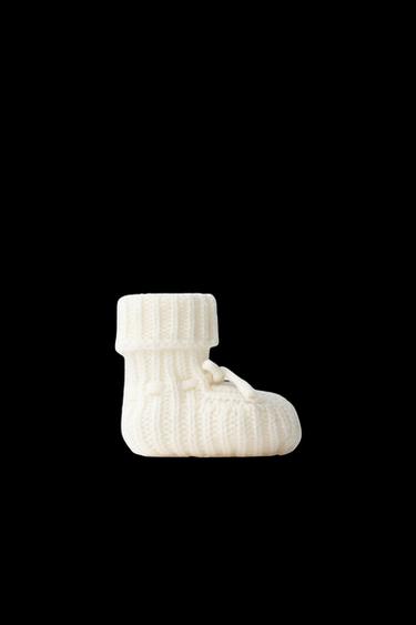 CASHMERE BOOTIES - Ecru White by Zara - Image 0