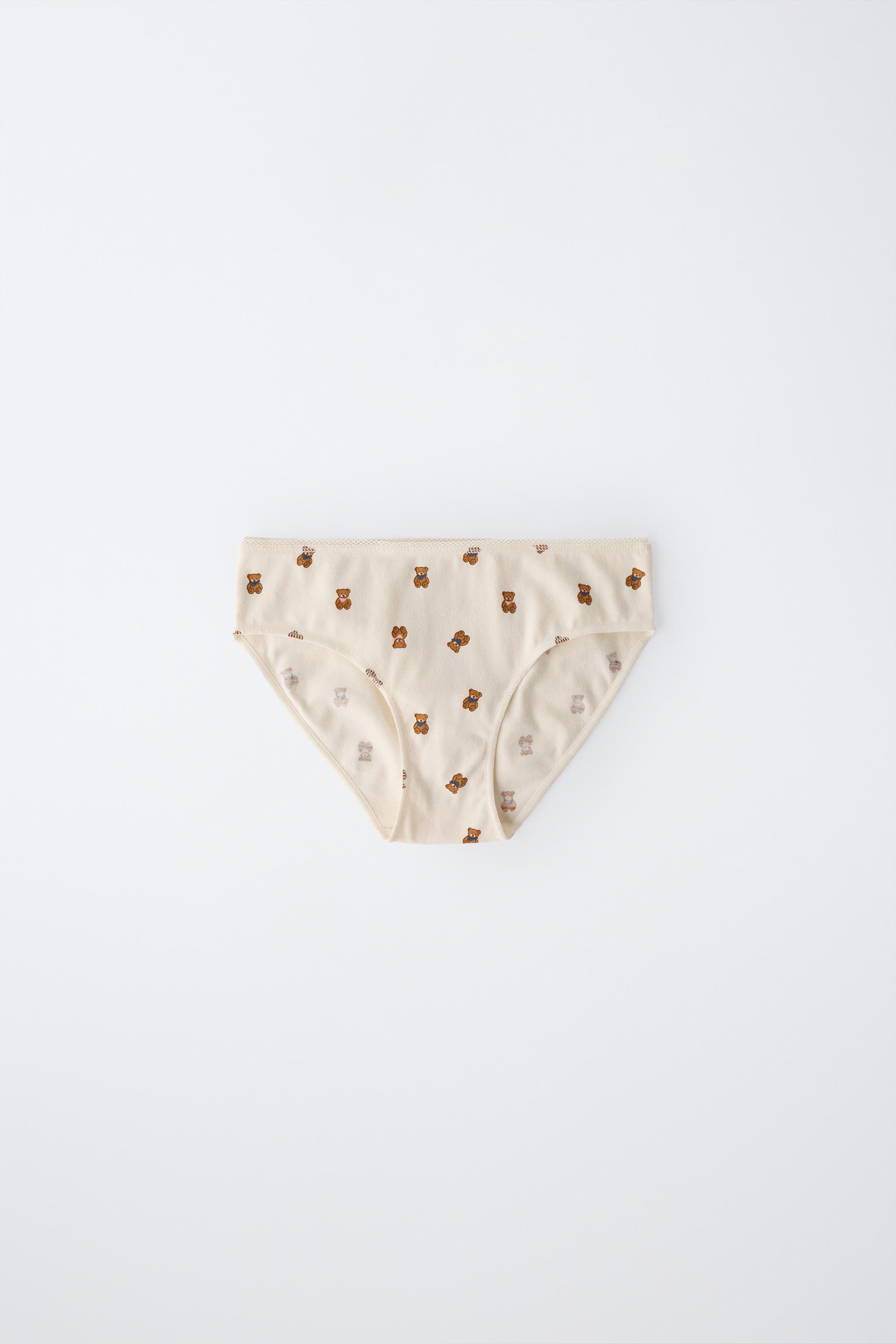 AGES 6-14 / 6-PACK TEDDY BEAR PRINT BRIEFS