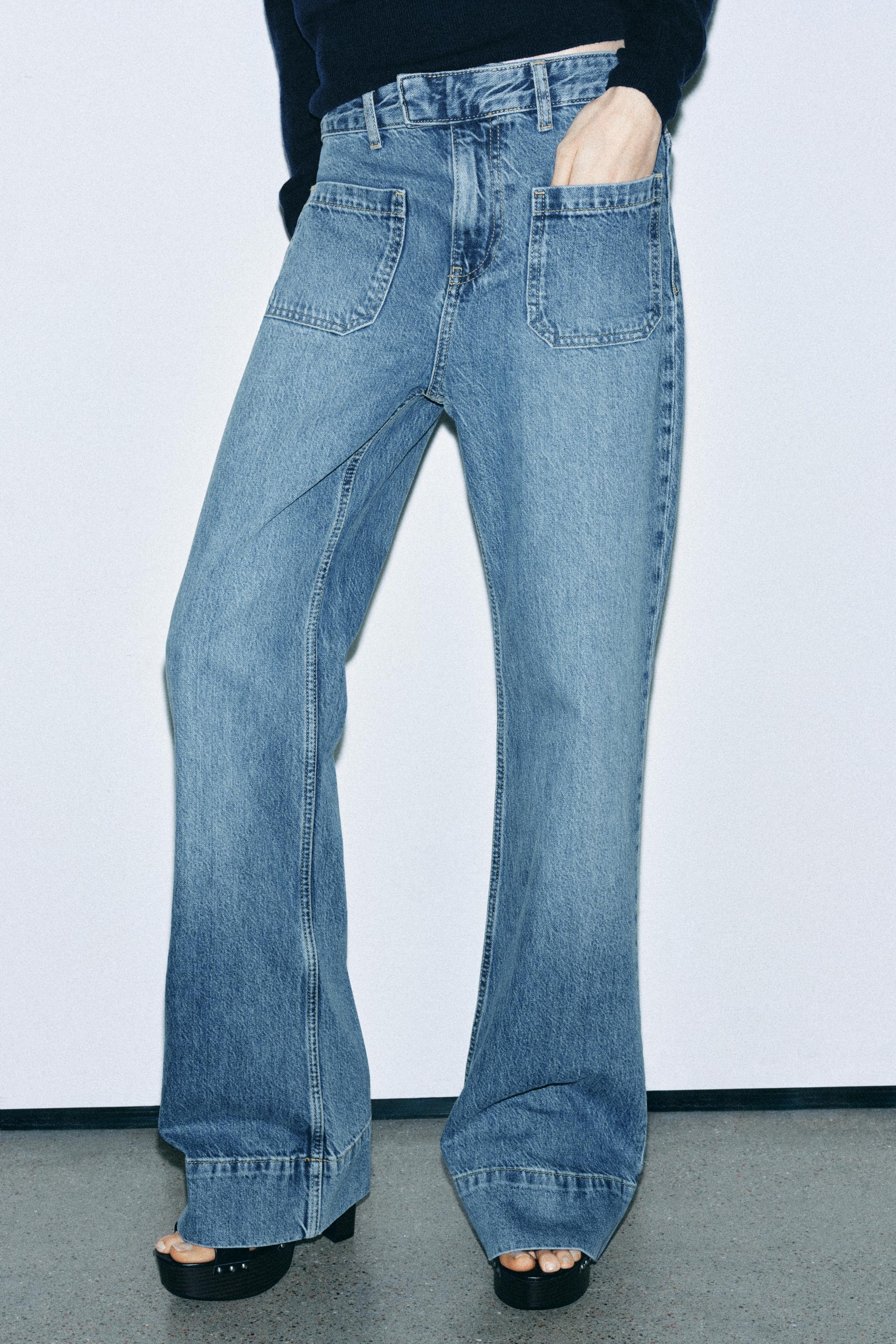 JEAN ZW COLLECTION FLARE TAILLE HAUTE À POCHES