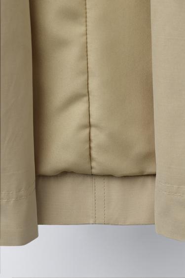BASIC LONG TRENCH COAT - camel by Zara - Image 6