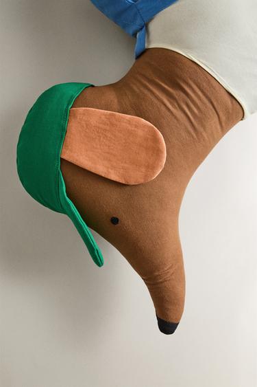 KIDS' DOG CUSHION - Brown by Zara - Image 1