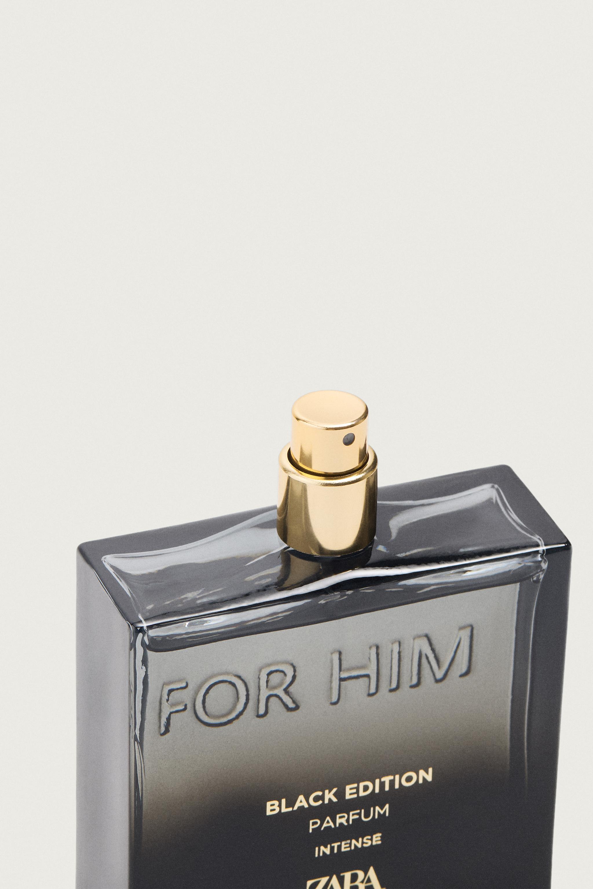 FOR HIM BLACK EDITION INTENSE PARFUM 90 ML (3.04 FL. OZ) — TINTED LEATHER