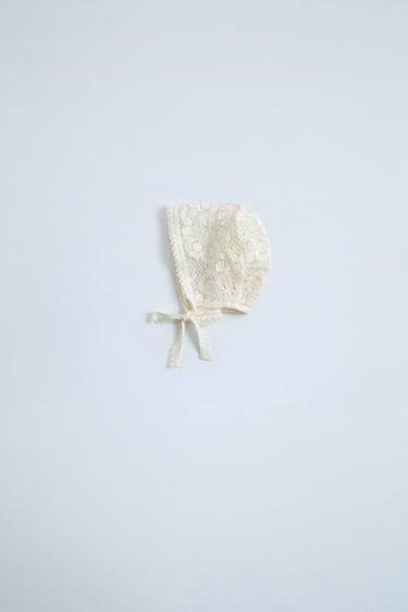 TOUCA DE RENDA - Cru da Zara - Imagem 0