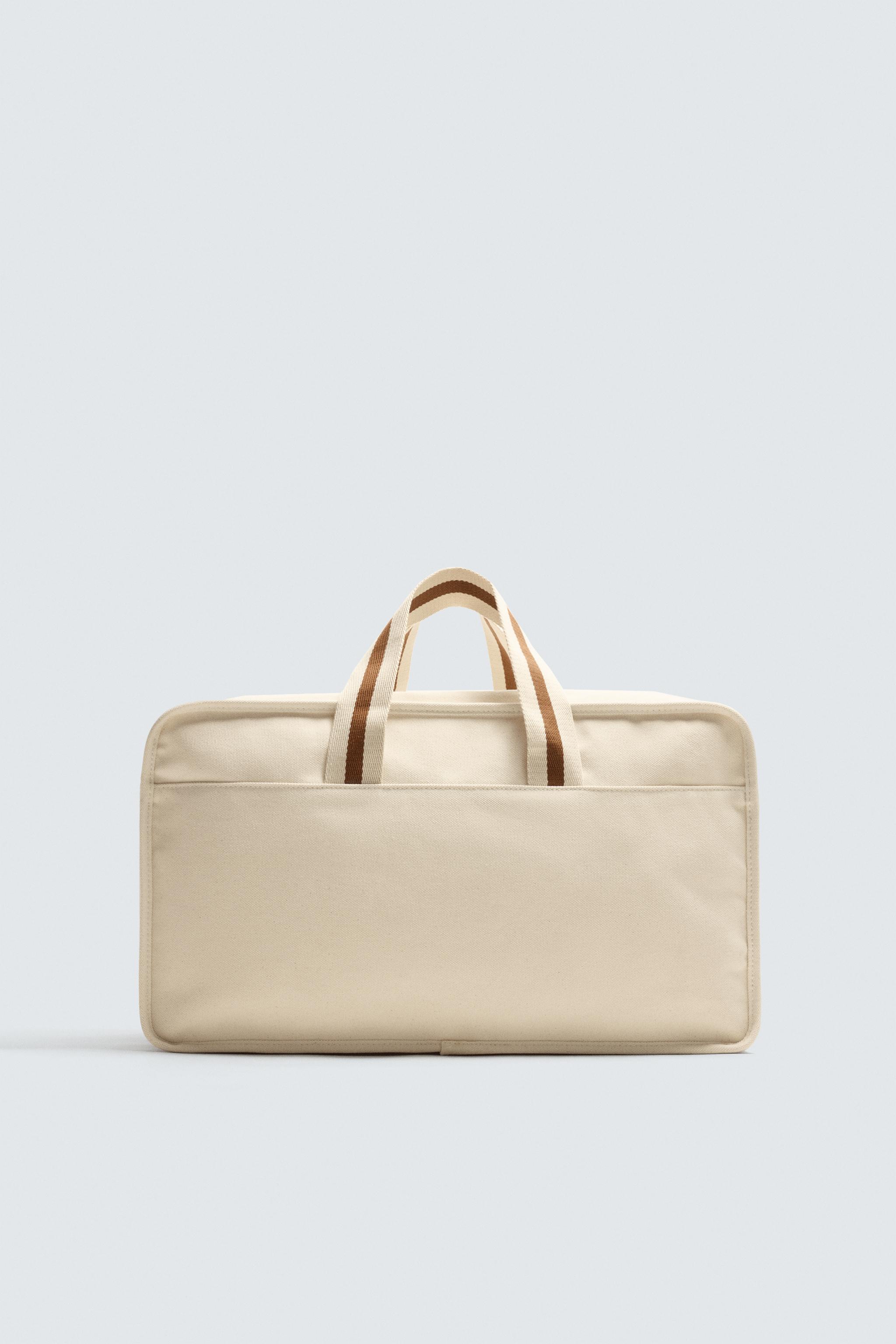 CONTRAST TRAVEL BAG - Beige | ZARA Canada