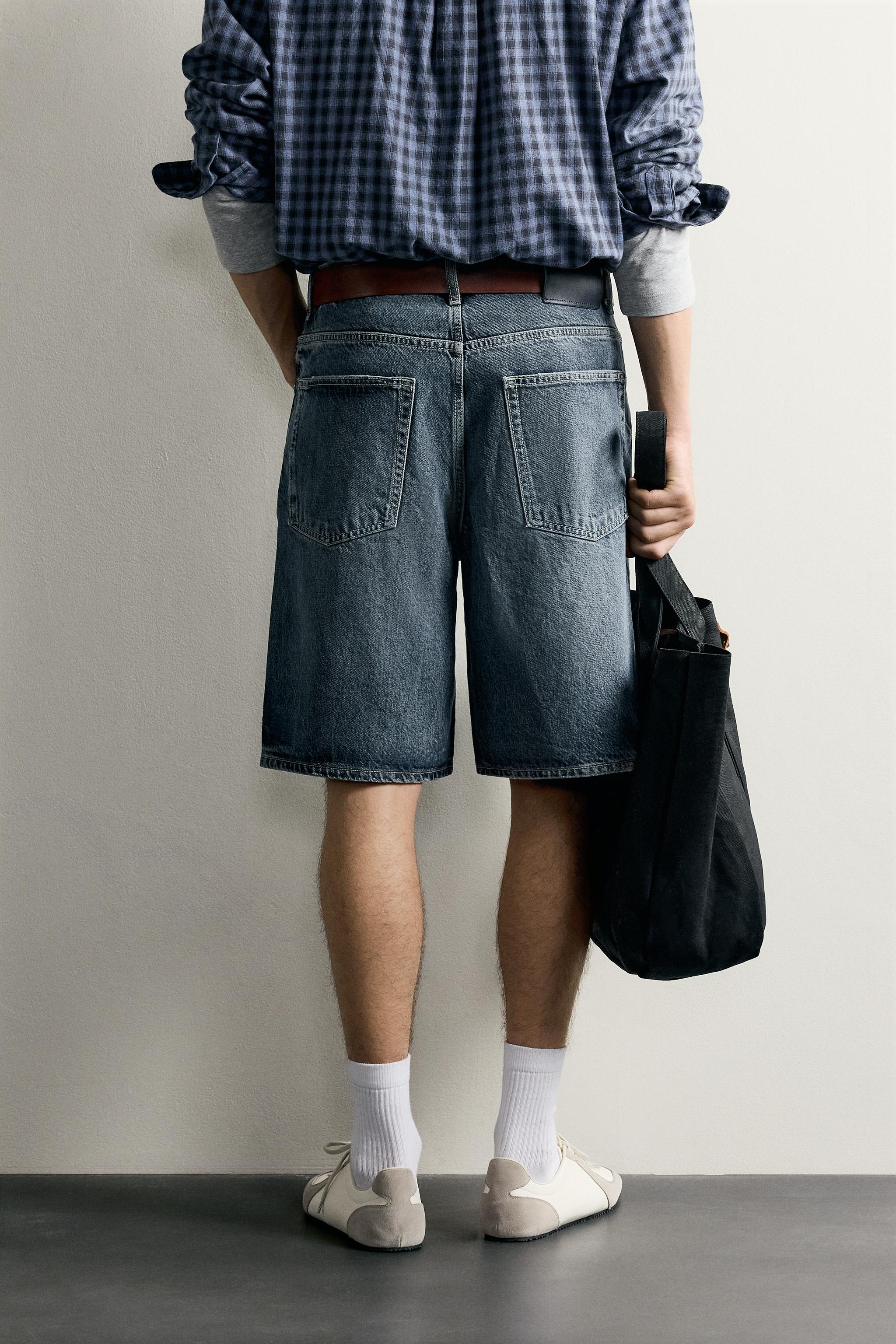BERMUDA EN JEAN RELAXED FIT