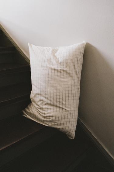 COTTON PILLOWCASE - Ecru by Zara