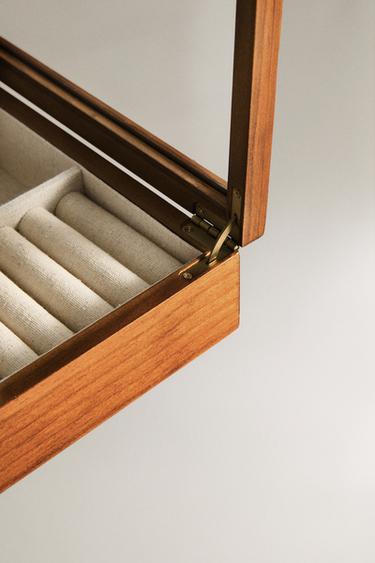WOODEN JEWELLERY BOX - Brown by Zara - Image 3