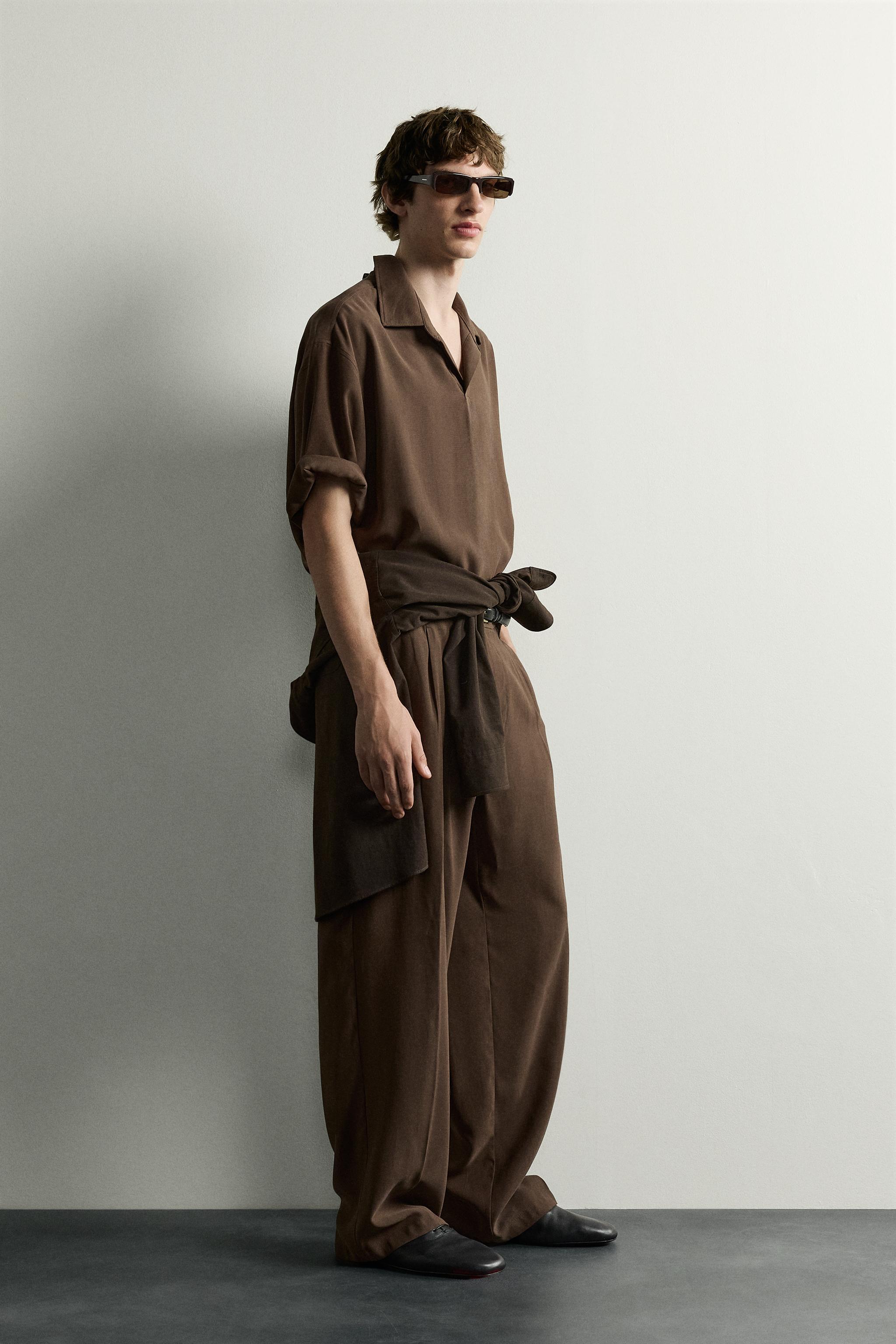 CHEMISE POLO FLUIDE COUPE DÉCONTRACTÉE