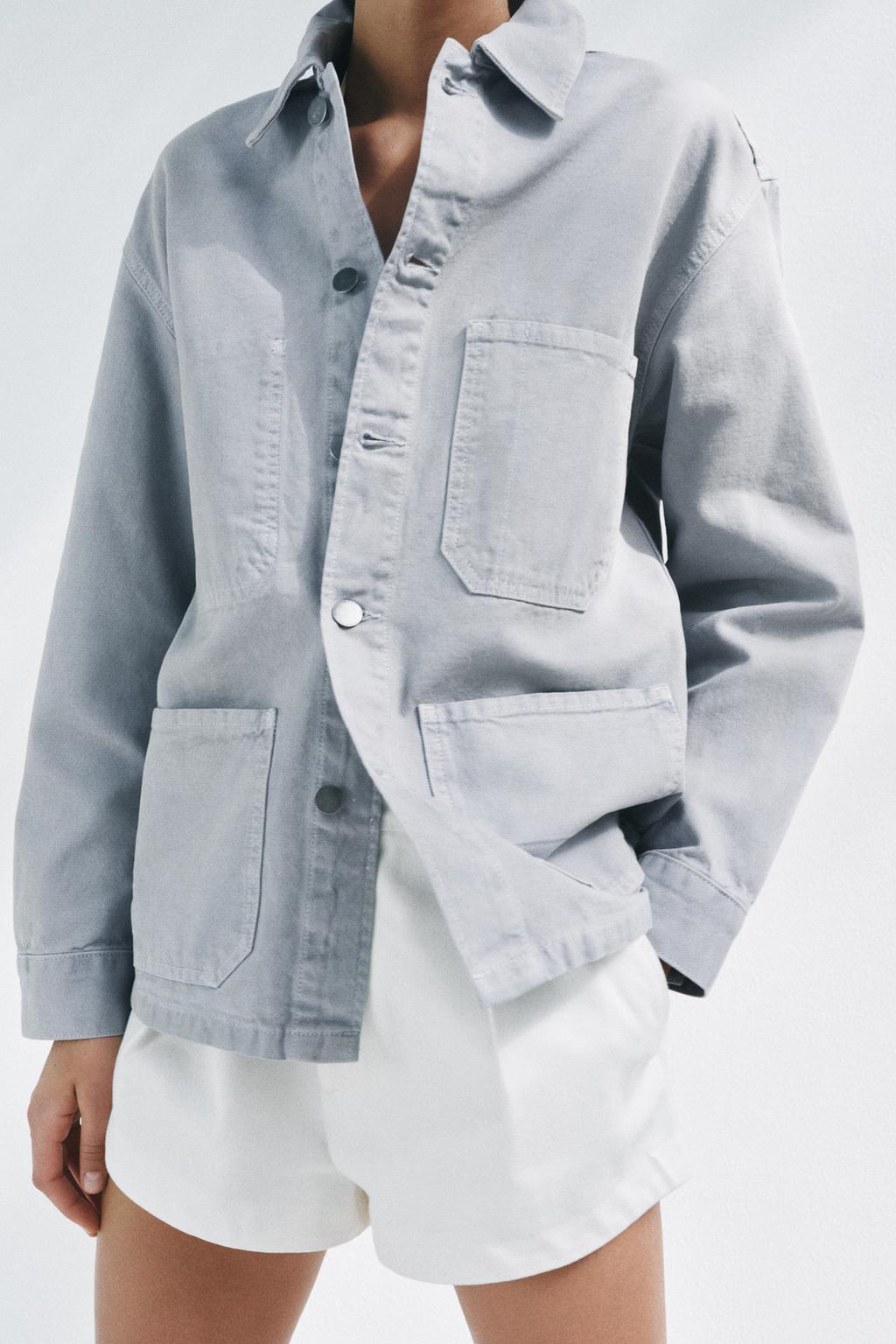 POCKET OVERSHIRT ZARA WOMAN COLLECTION