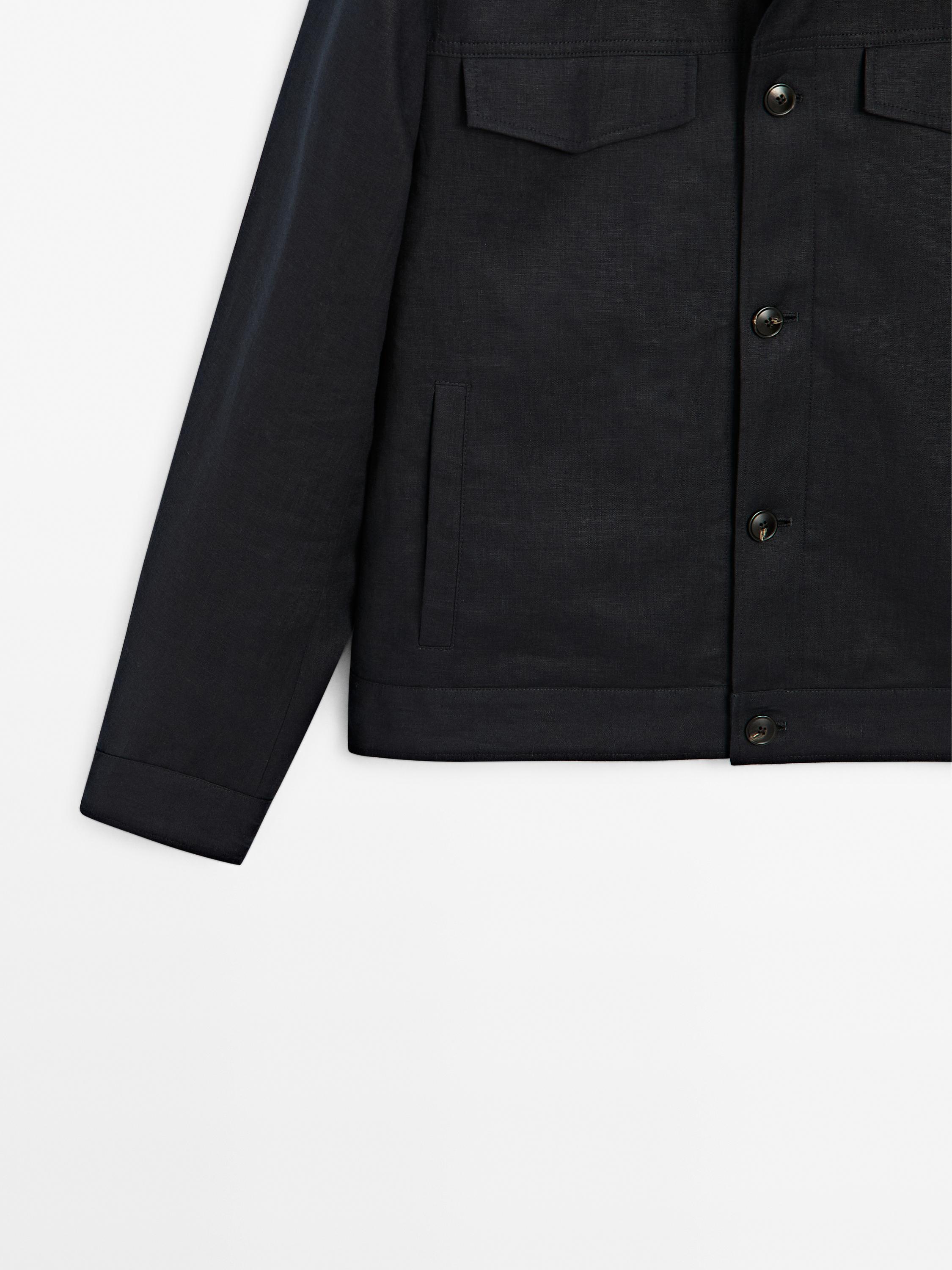 Blouson total look 100 % lin