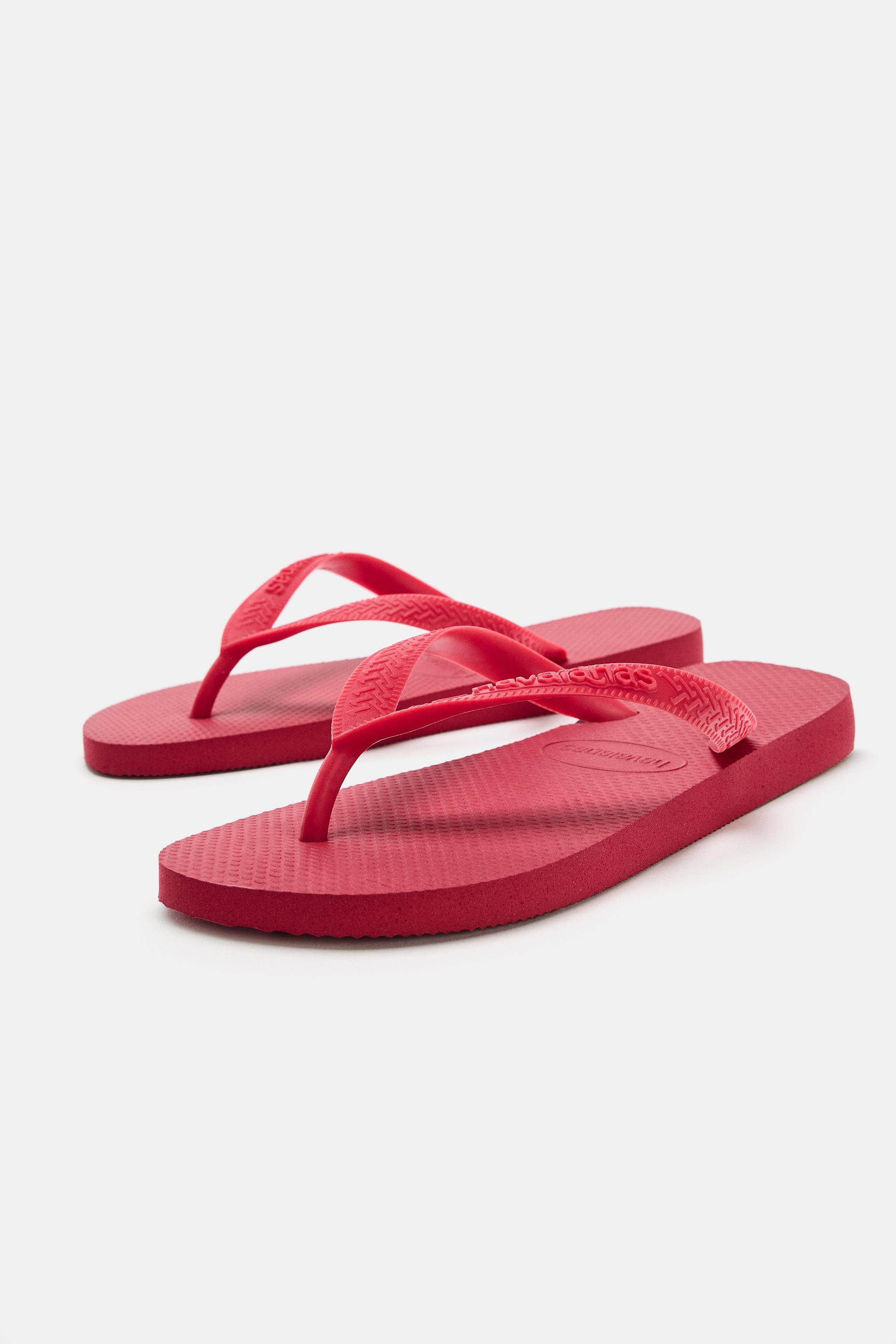 HAVAIANAS ® x ZARA SANDALS - Red | ZARA Singapore