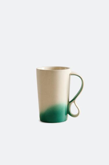 CANECA GRÉS DEGRADÊ X COLLAGERIE - Verde / Cru da Zara
