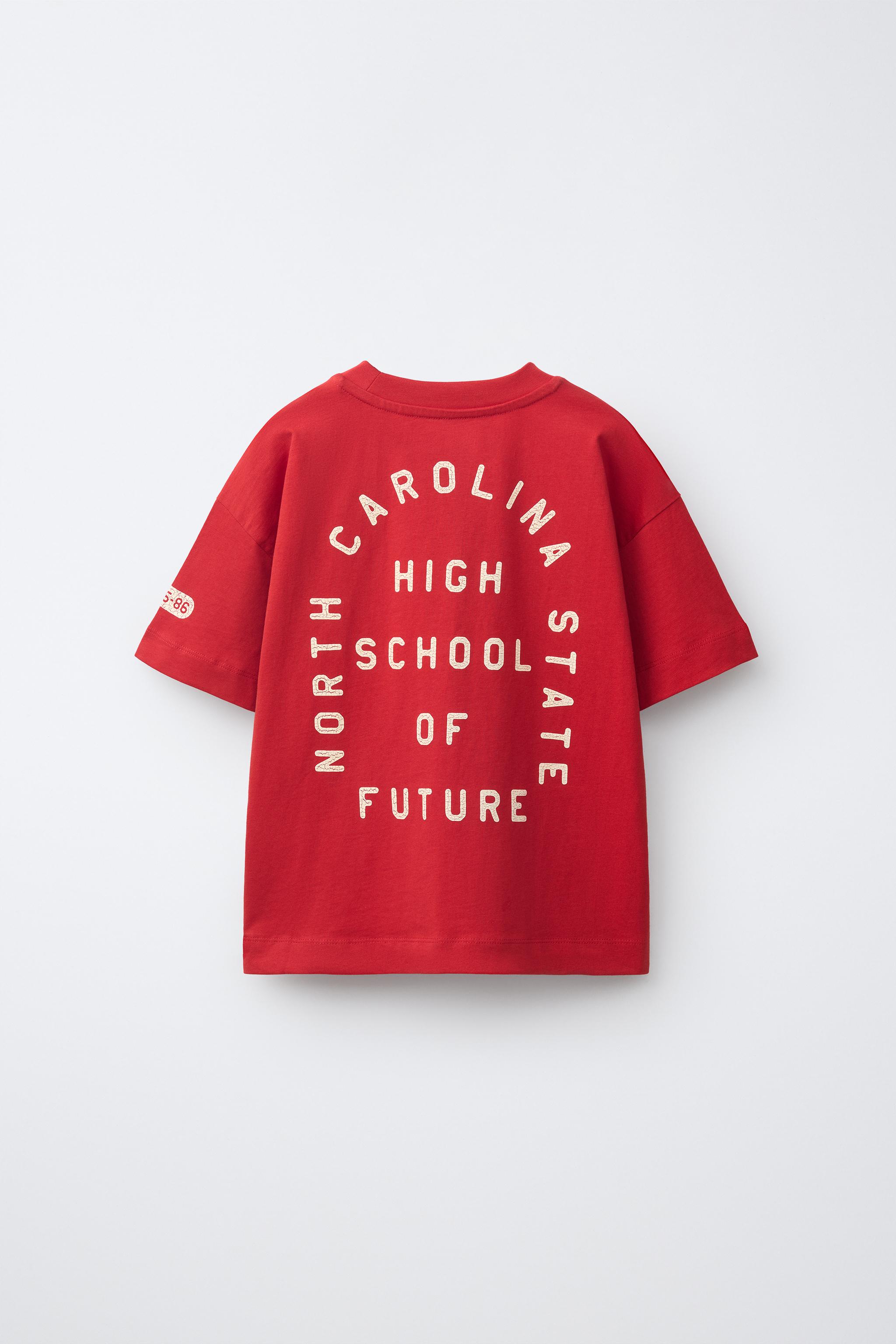 Детские футболки Zara JOGGING T-SHIRT — фото 3