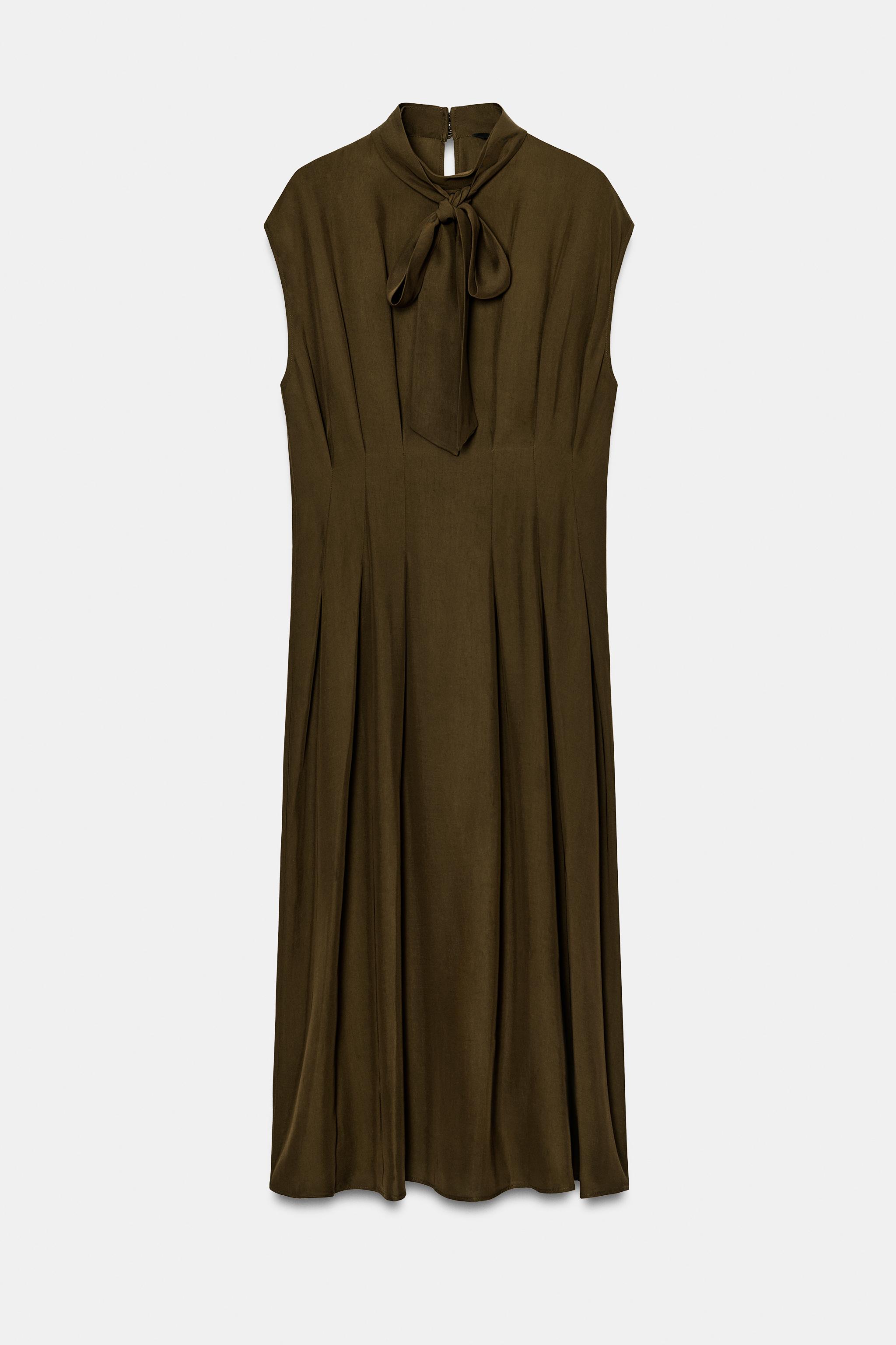 ROBE MI-LONGUE À NŒUDS ZW COLLECTION