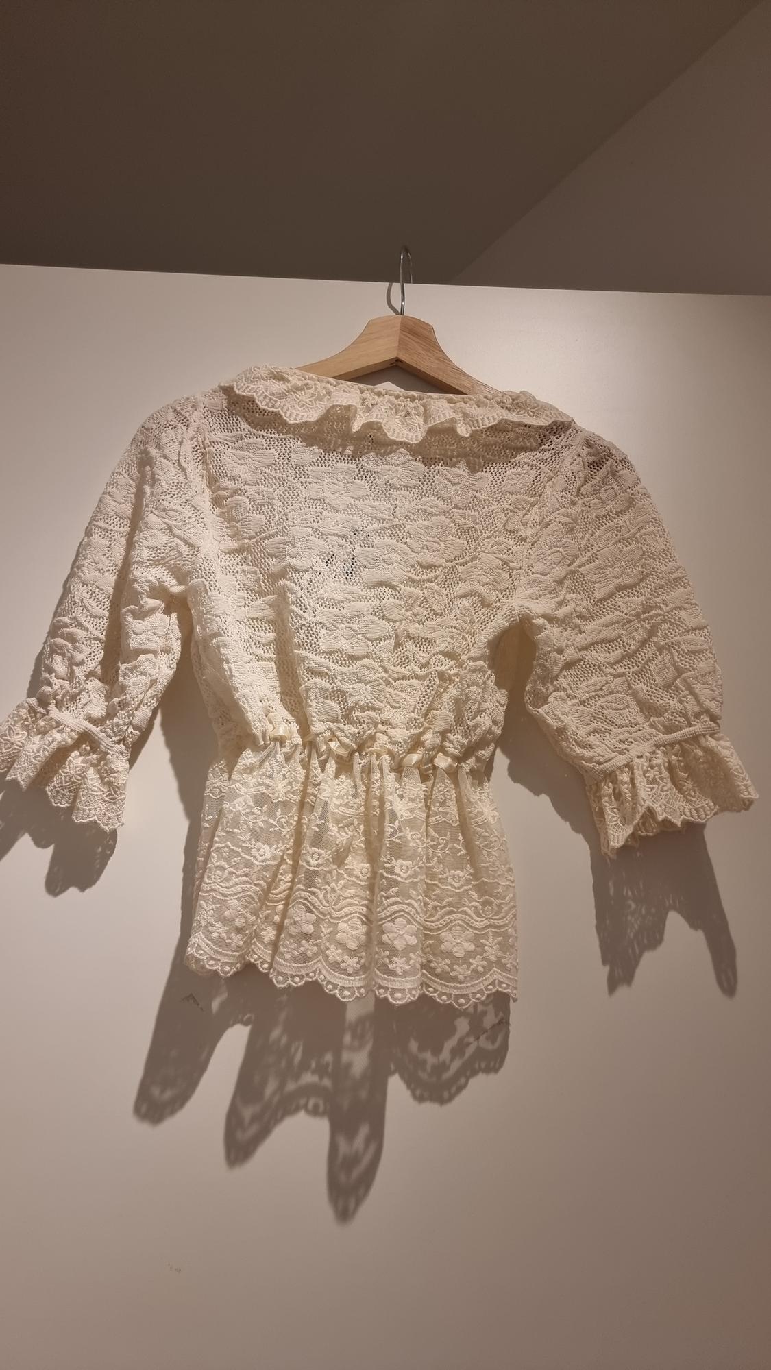 KNIT TOP WITH LACE - Image 2