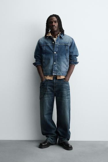 BASIC DENIM JACKET - Blue by Zara