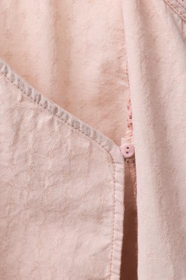 EMBROIDERED LACE JUMPSUIT - Dusty pink by Zara - Image 3