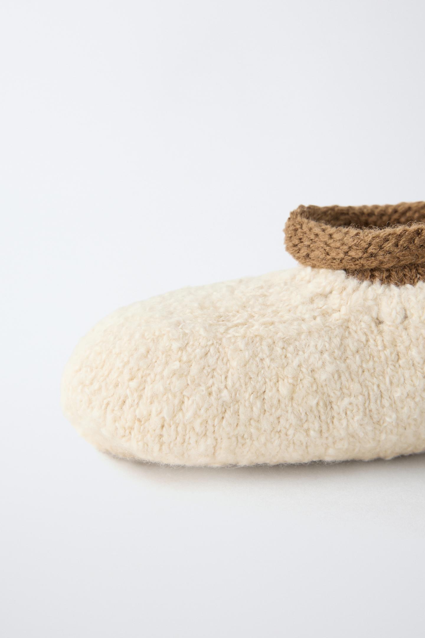 Детские ботинки Zara Contrast BouclÉ Booties, цвет: Разноцветный — фото 7
