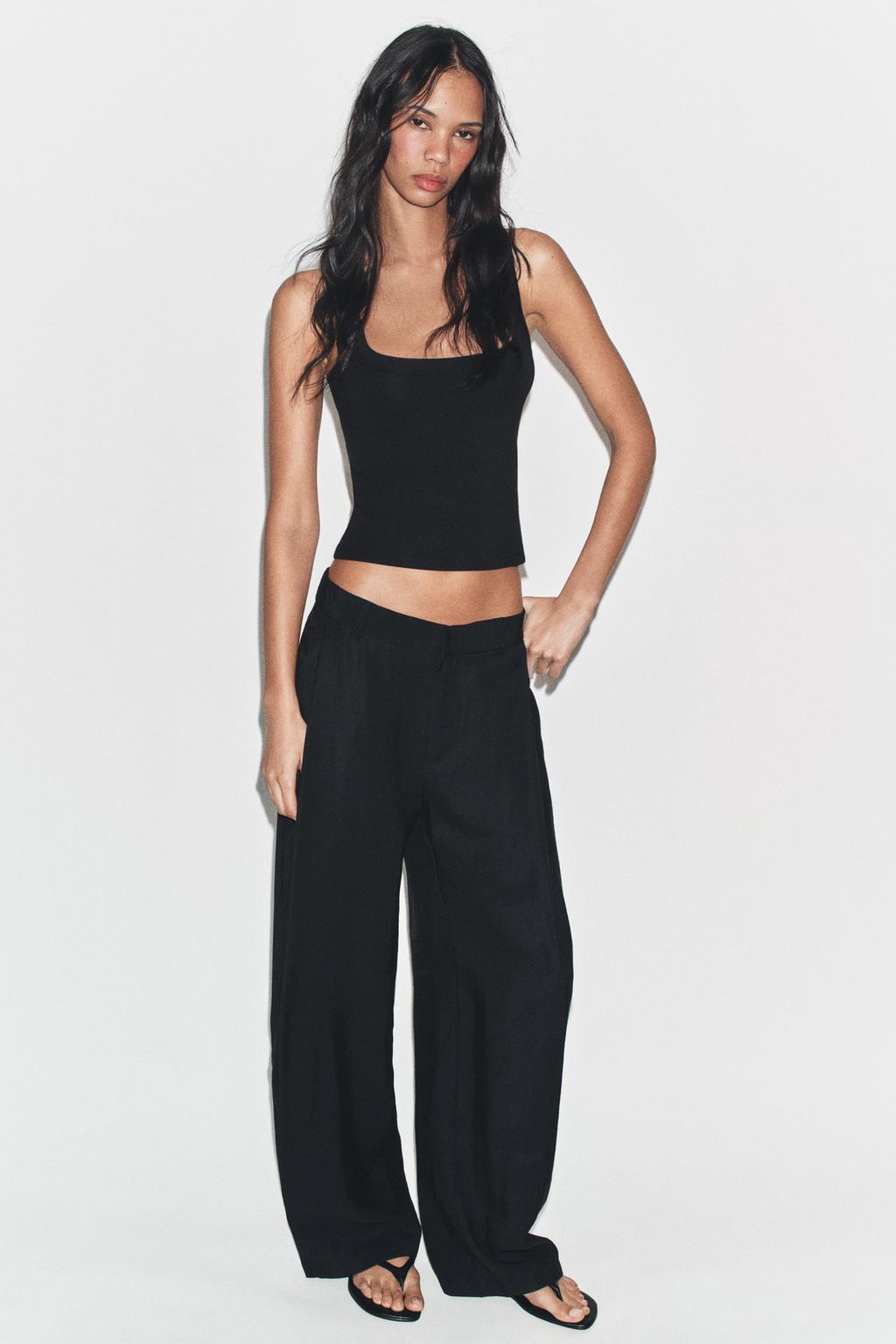 PLEATED FLOWING TROUSERS