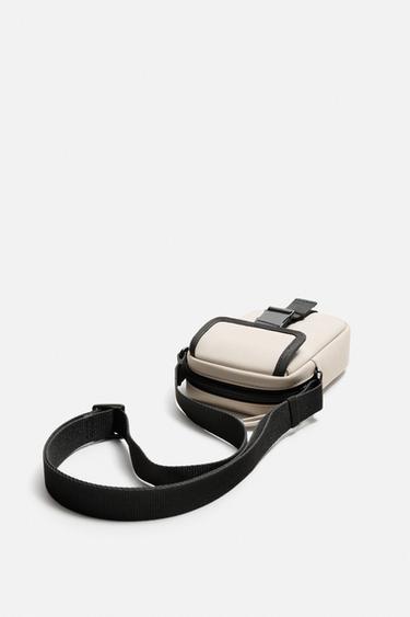 SAC BANDOULIÈRE EFFET GOMME - Blanc ivoire de Zara - Image 3
