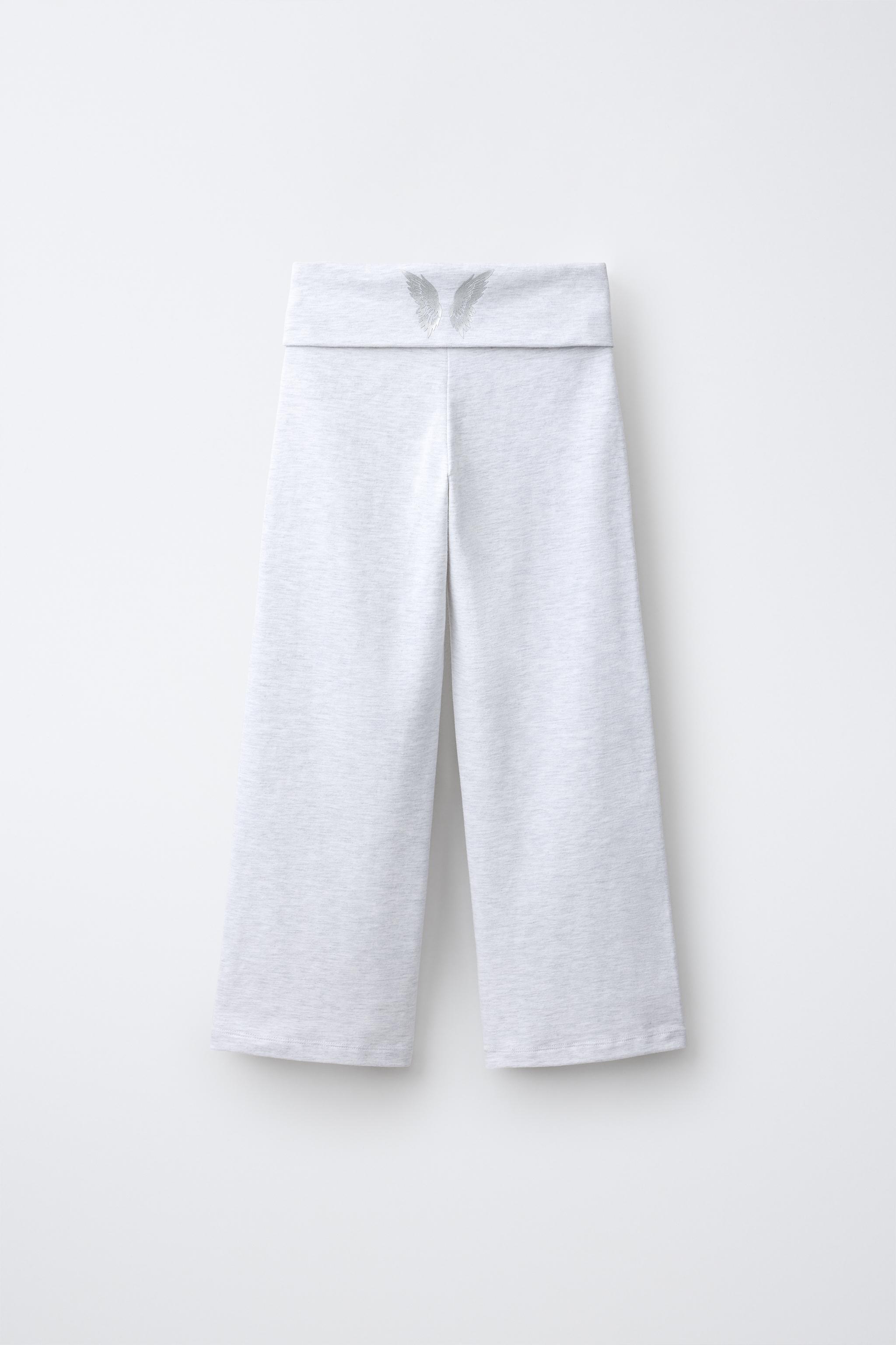 WING FLARE PANTS — Gray marl (alternate view)