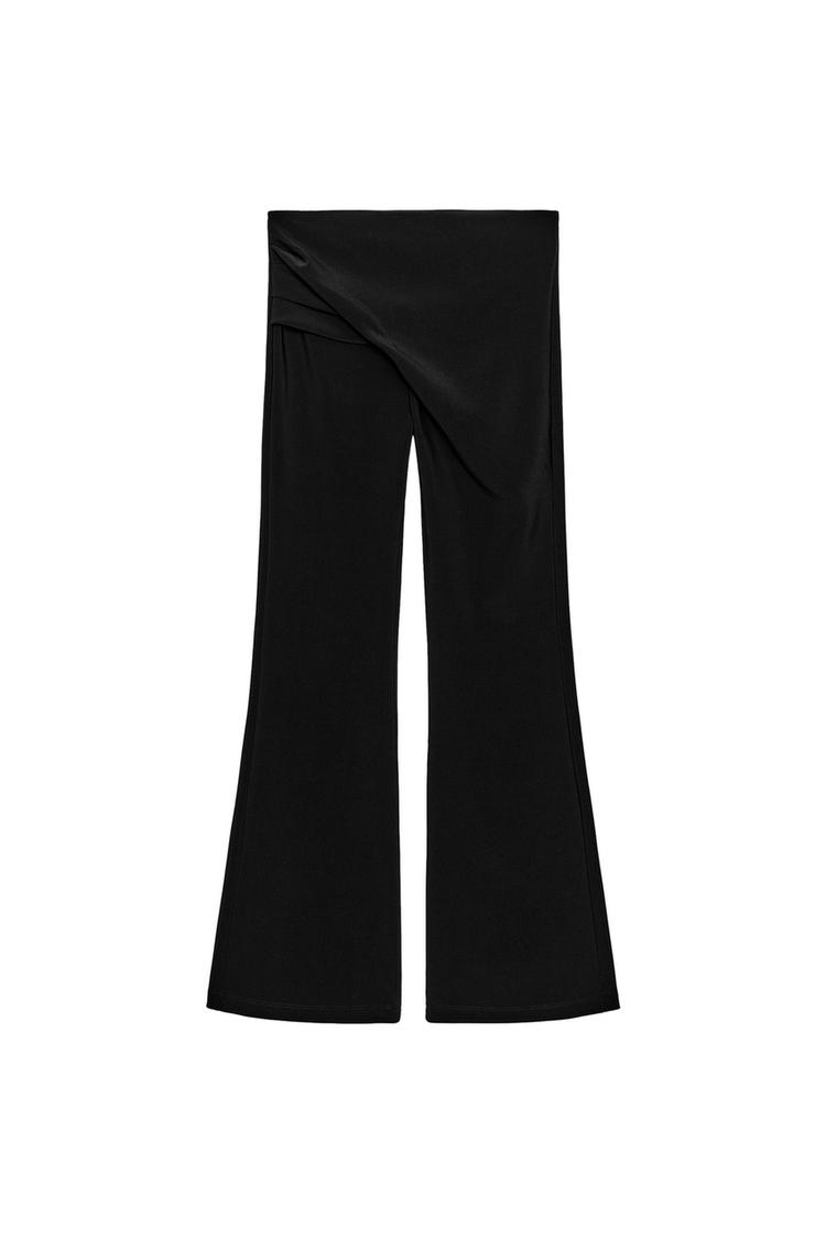 SASH FLARED TROUSERS