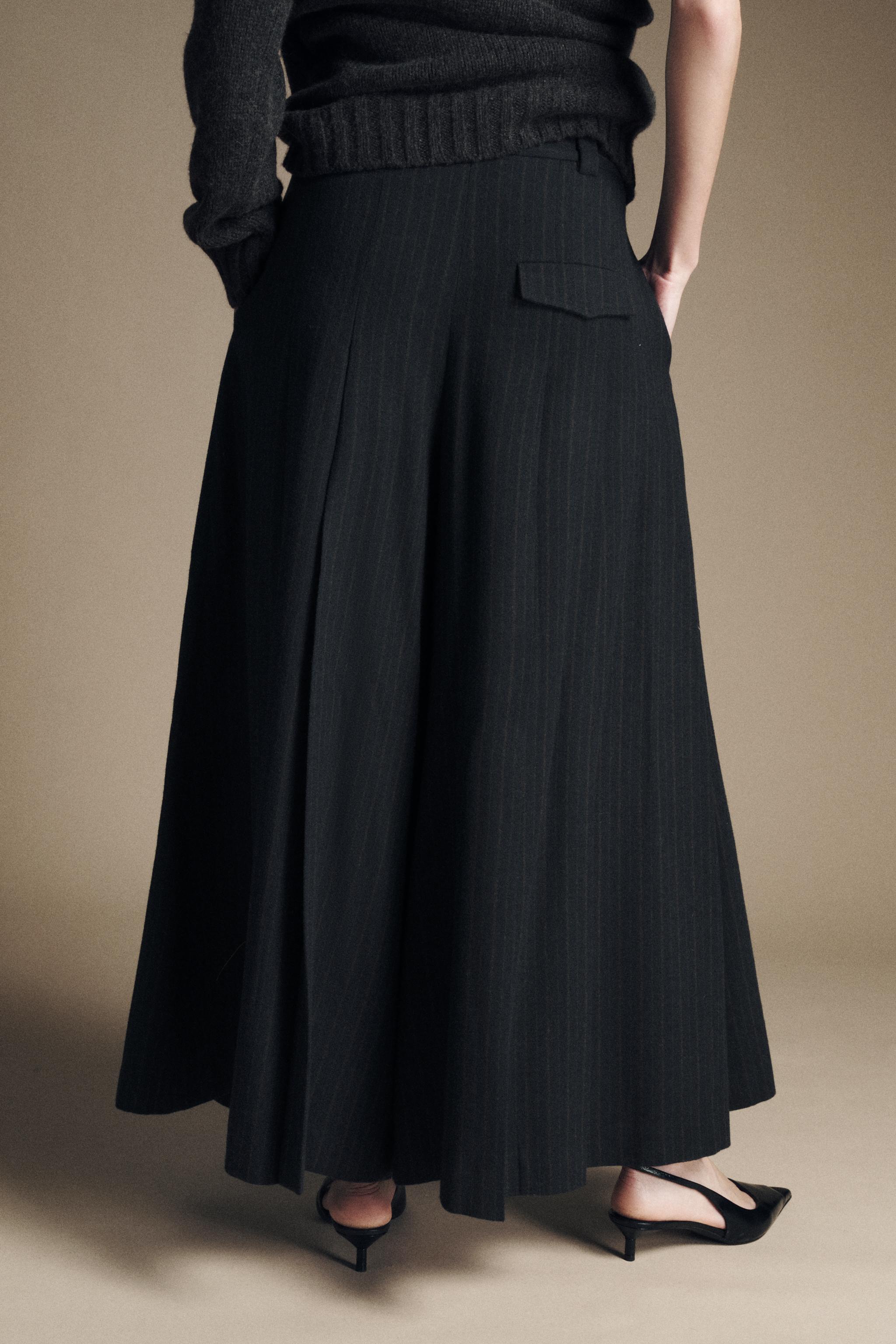 ZW COLLECTION STRIPED WIDE LEG PANTS
