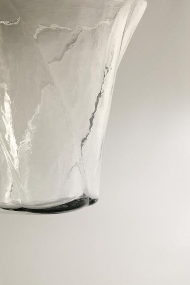 LARGE WAVY GLASS VASE - 990 by Zara - Image 3